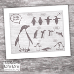 Plotterdatei PINGUINE svg + dxf - Sewando