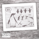 Plotterdatei PINGUINE svg + dxf - Sewando