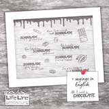 Plotterdatei SCHOKOLADE svg + dxf - Sewando