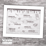 Plotterdatei SCHOKOLADE svg + dxf - Sewando