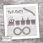 Plotterdatei EISENBAHN svg + dxf - Sewando