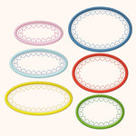 12x Stickdatei beschreibbare Aufkleber Herzen - Sewando