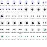 Stickdatei Augen für Kuscheltiere Kissen Bettschlagen