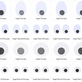 Stickdatei Augen für Kuscheltiere Kissen Bettschlagen