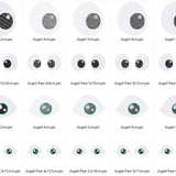 Stickdatei Augen für Kuscheltiere Kissen Bettschlagen