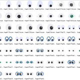 Stickdatei - Mini kleine Augen für Kuscheltiere Bettschlagen