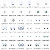 Stickdatei - Mini kleine Augen für Kuscheltiere Bettschlagen