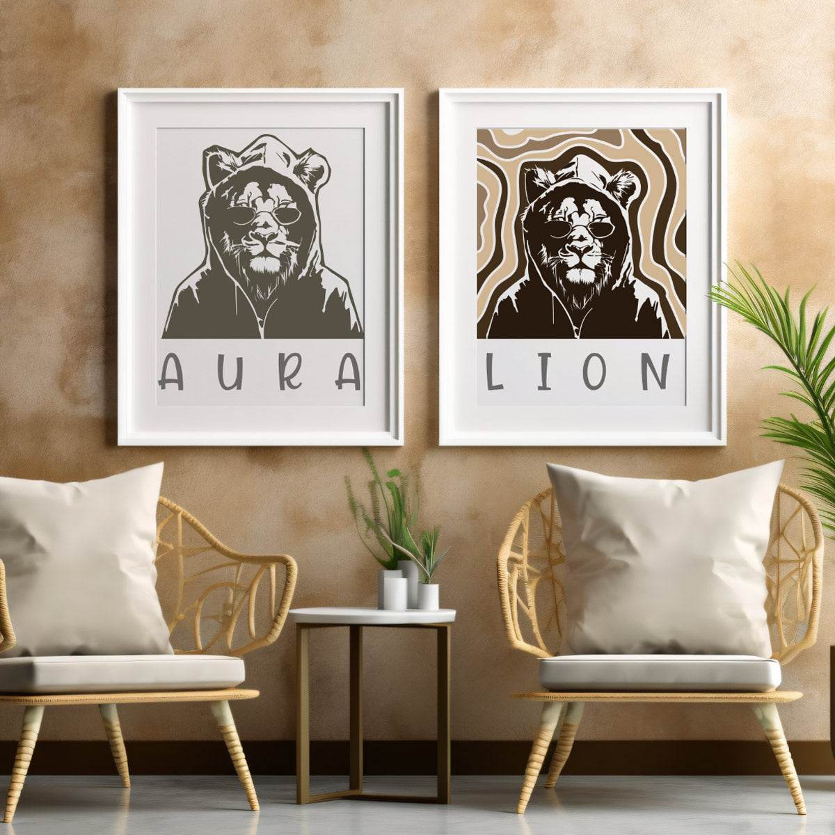 Plotterdatei Aura Löwe / Lion - Sewando