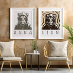 Plotterdatei Aura Löwe / Lion - Sewando