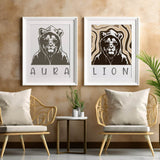Plotterdatei Aura Löwe / Lion - Sewando