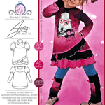 Schnittmuster Aya Pullover Kleid Gr. 80 bis 152 - Sewando