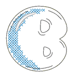 Stickdatei - BUBBLE Alphabet A-Z - Sewando