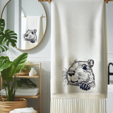 Stickdatei - WENIGER STICHE - Capybara "Teddy" LIGHT - realistisch - FÜR HELLE STOFFE
