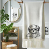 Stickdatei Shih Tzu Welpe "Lesley" - realistisch - FÜR HELLE STOFFE