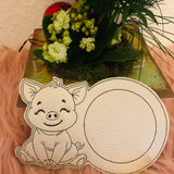 Stickdatei Schwein Boy Set In the Hoop XXL Set 992 - Sewando