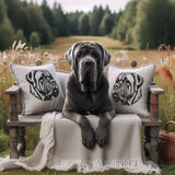 Stickdatei Mastiff "Marta" - realistisch - FÜR HELLE STOFFE