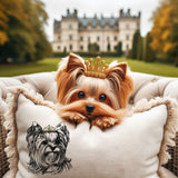 Stickdatei Yorkshire Terrier "Valeria" - realistisch - FÜR HELLE STOFFE