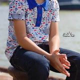Happy Charlie - Gr 74-164 - Poloshirt Schnittmuster - Sewando