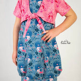 Happy Bibiane -Gr 74 - 164 - Ballontunika + Kleid mit Fake-Bolero Schnittmuster - Sewando