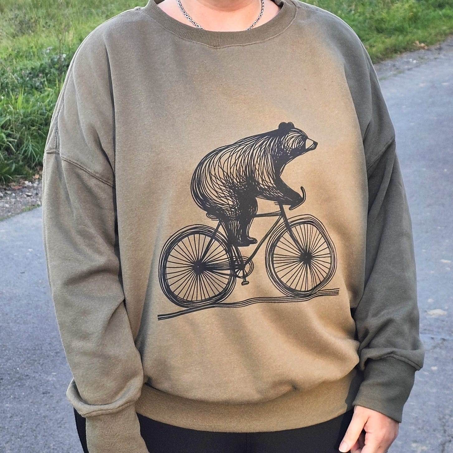 Plotterdatei *Bär* auf Fahrrad - Sewando