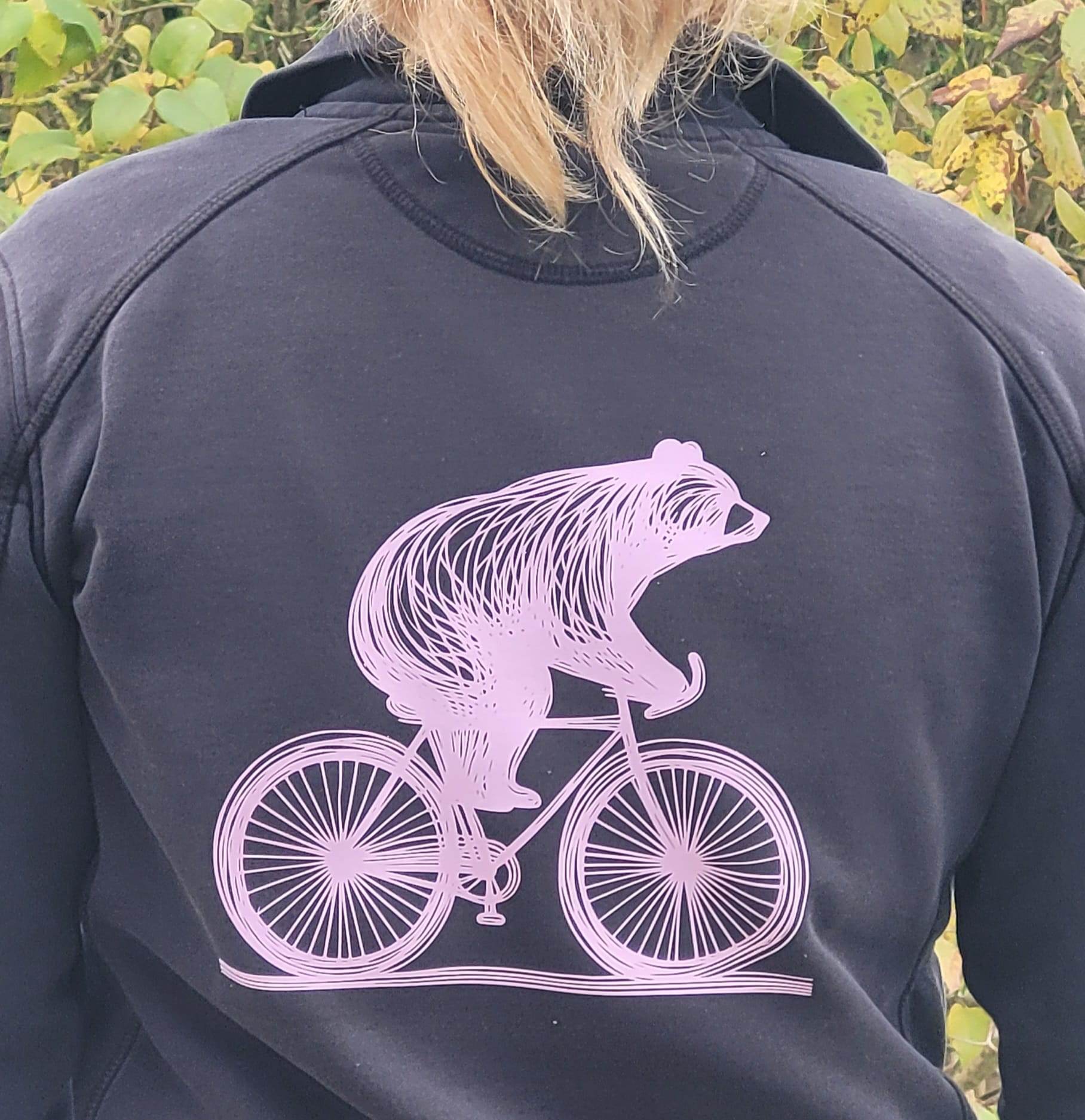 Plotterdatei *Bär* auf Fahrrad - Sewando