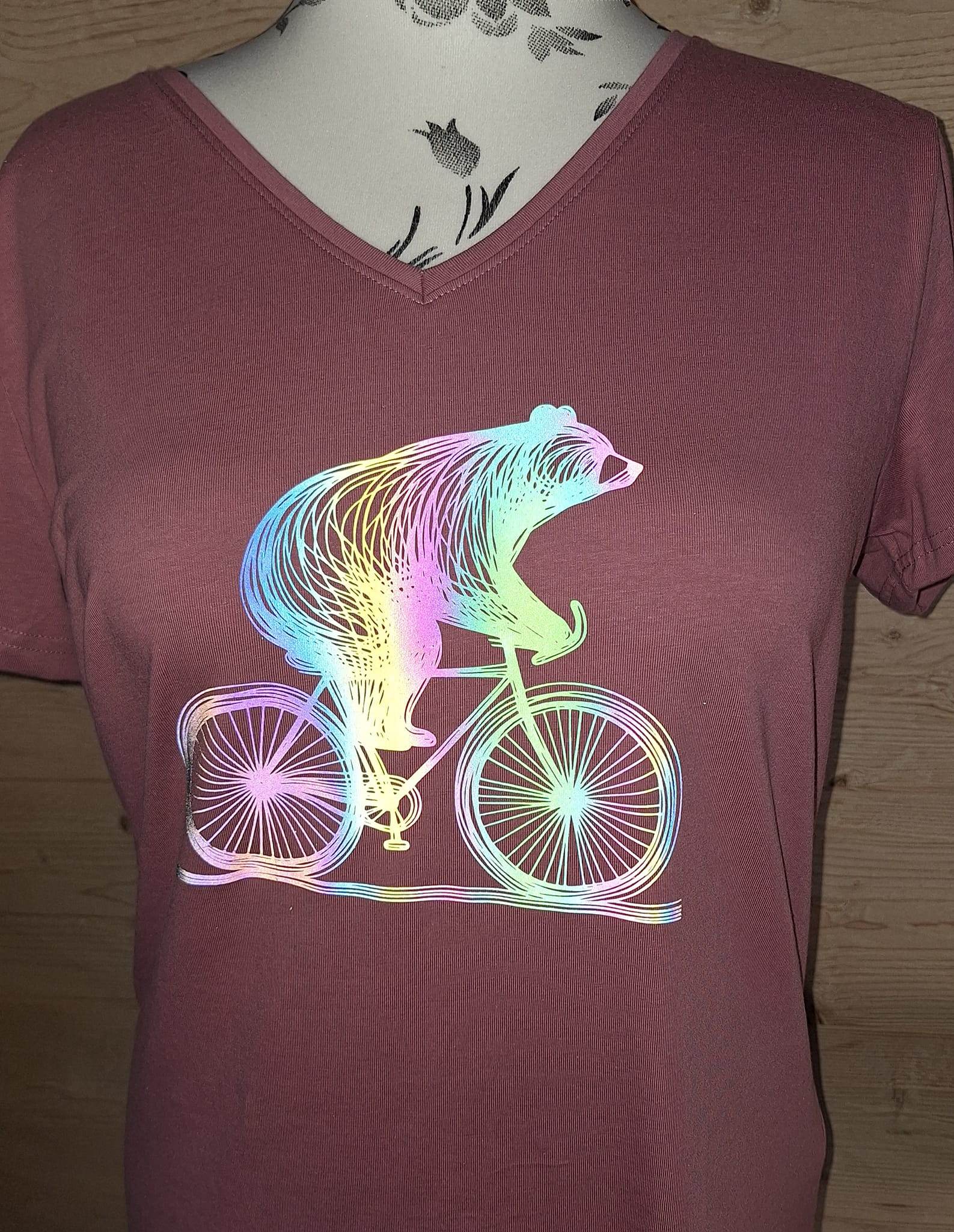 Plotterdatei *Bär* auf Fahrrad - Sewando