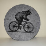 Plotterdatei *Bär* auf Fahrrad - Sewando