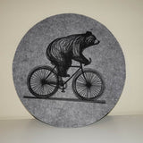 Plotterdatei *Bär* auf Fahrrad - Sewando