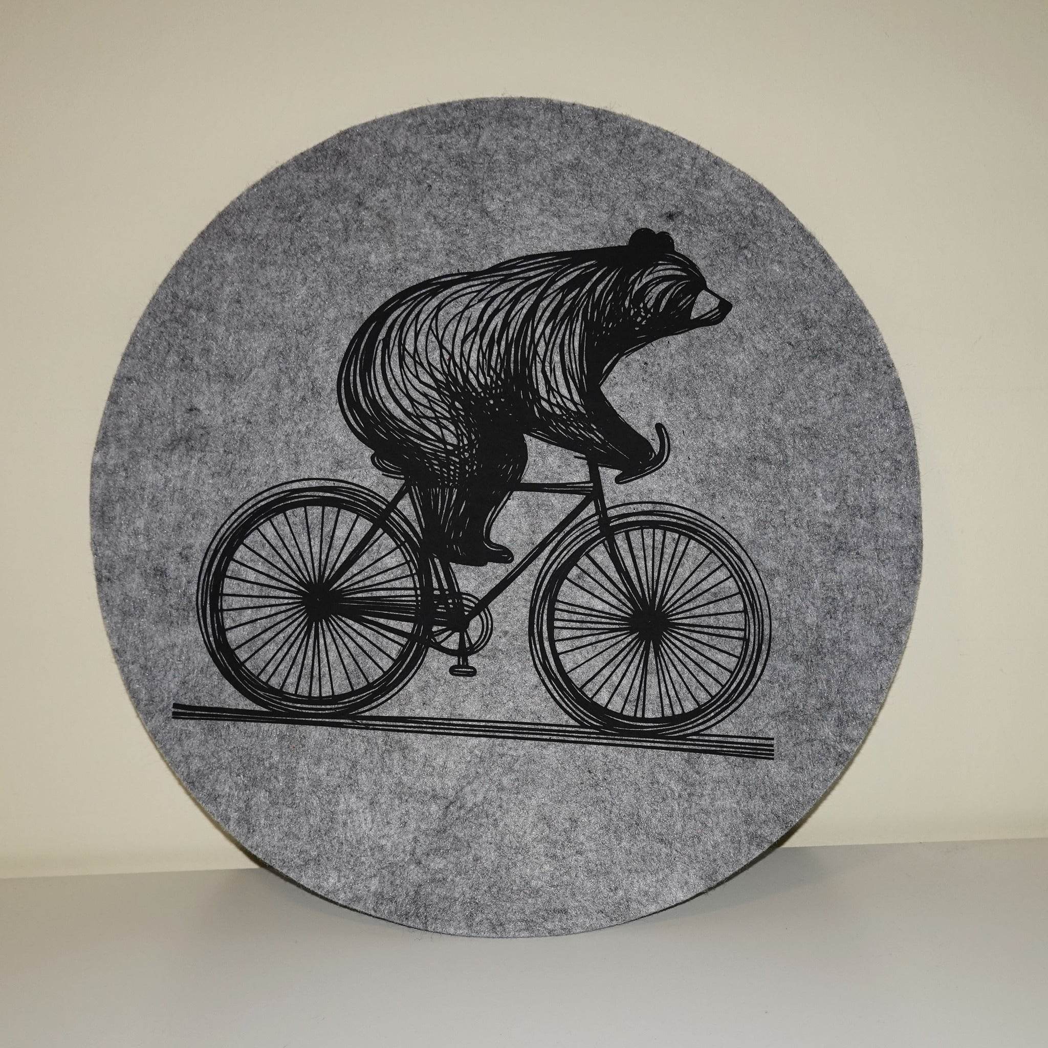 Plotterdatei *Bär* auf Fahrrad - Sewando