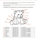 Bär Hermi - PDF Schnittmuster und Nähanleitung - 16cm. - Sewando
