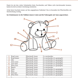 Bär Hermi - PDF Schnittmuster und Nähanleitung - 16cm. - Sewando
