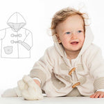Baby und Kinder Jacke warm gefüttert mit Kapuze BRIO Schnittmuster Ebook pdf Schnittmuster PDF Ebook download Patternforkids 