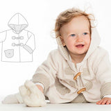 Baby und Kinder Jacke warm gefüttert mit Kapuze BRIO Schnittmuster Ebook pdf Schnittmuster PDF Ebook download Patternforkids 