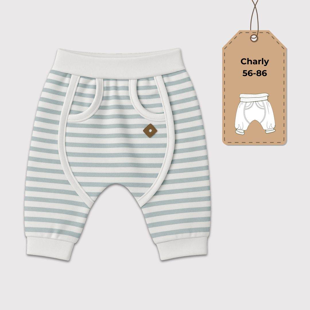 Schnittmuster Babyhose Charly – Pumphose Größen: 56–86 - Sewando
