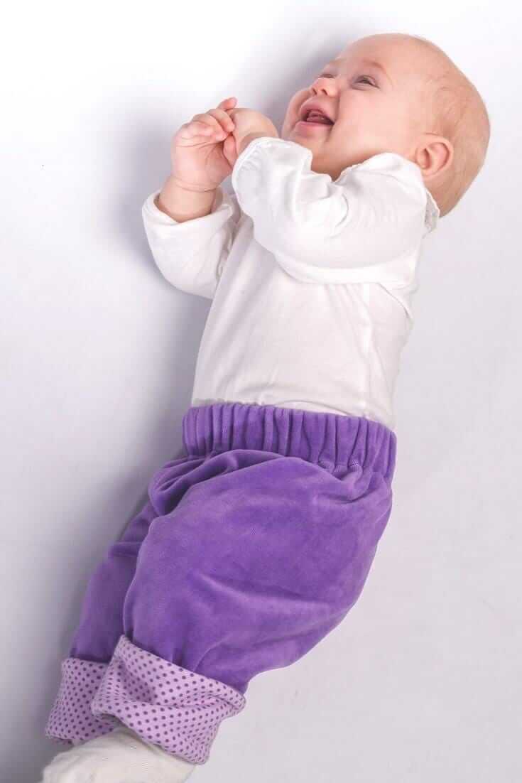 Babyhose gefüttert FIORETTO Schnittmuster Ebook pdf Größen: 56/62, 68/74, 80/86, 92/98 Schnittmuster PDF Ebook download Patternforkids 