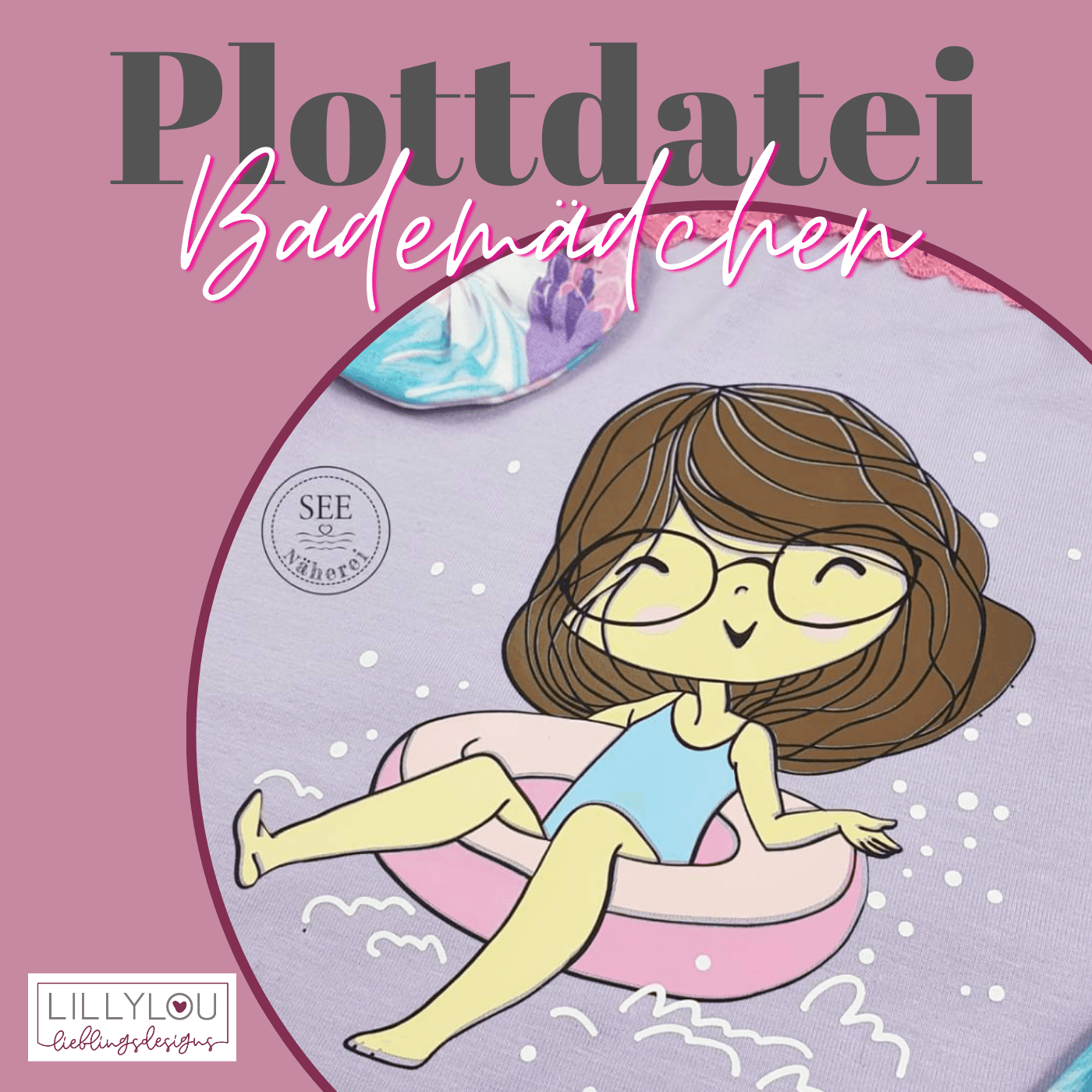 Plotterdatei - Bademädchen - Sewando