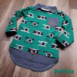 Happy Two in One - Gr 86-164 - Shirt im Lagenlook Schnittmuster - Sewando