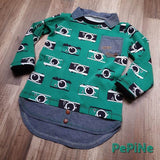 Happy Two in One - Gr 86-164 - Shirt im Lagenlook Schnittmuster - Sewando