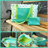 Schnittmuster Baditasche (32x35x15cm)