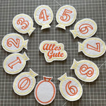 13x Stickdatei Ballons mit Zahlen ITH - Sewando