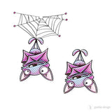 4er Digi Stamp Set "Fledermaus"