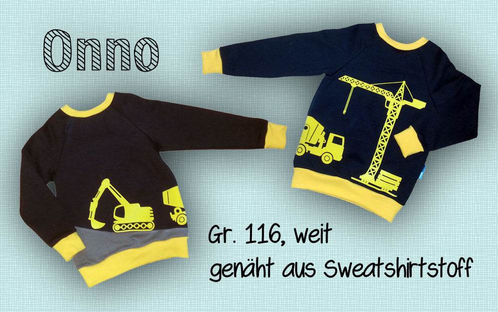 Schnittmuster timtom No.18 Raglanshirt, vorne-wie-hinten-Ausschnitt, zwei Weiten Gr. 80-140 - Sewando