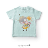 Bügelbildvorlage Bienchen Carla