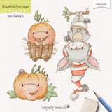 Bügelbildvorlage Bob The Bat 3