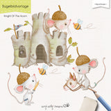 Bügelbildvorlage Knight Of The Acorn