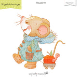 Bügelbildvorlage Mäusle 03