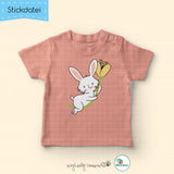 Stickdatei Hasi 1 - Doodle-Datei - 4 Größen, 8 Formate