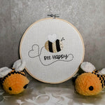 Plotterdatei Bee Happy - Sewando
