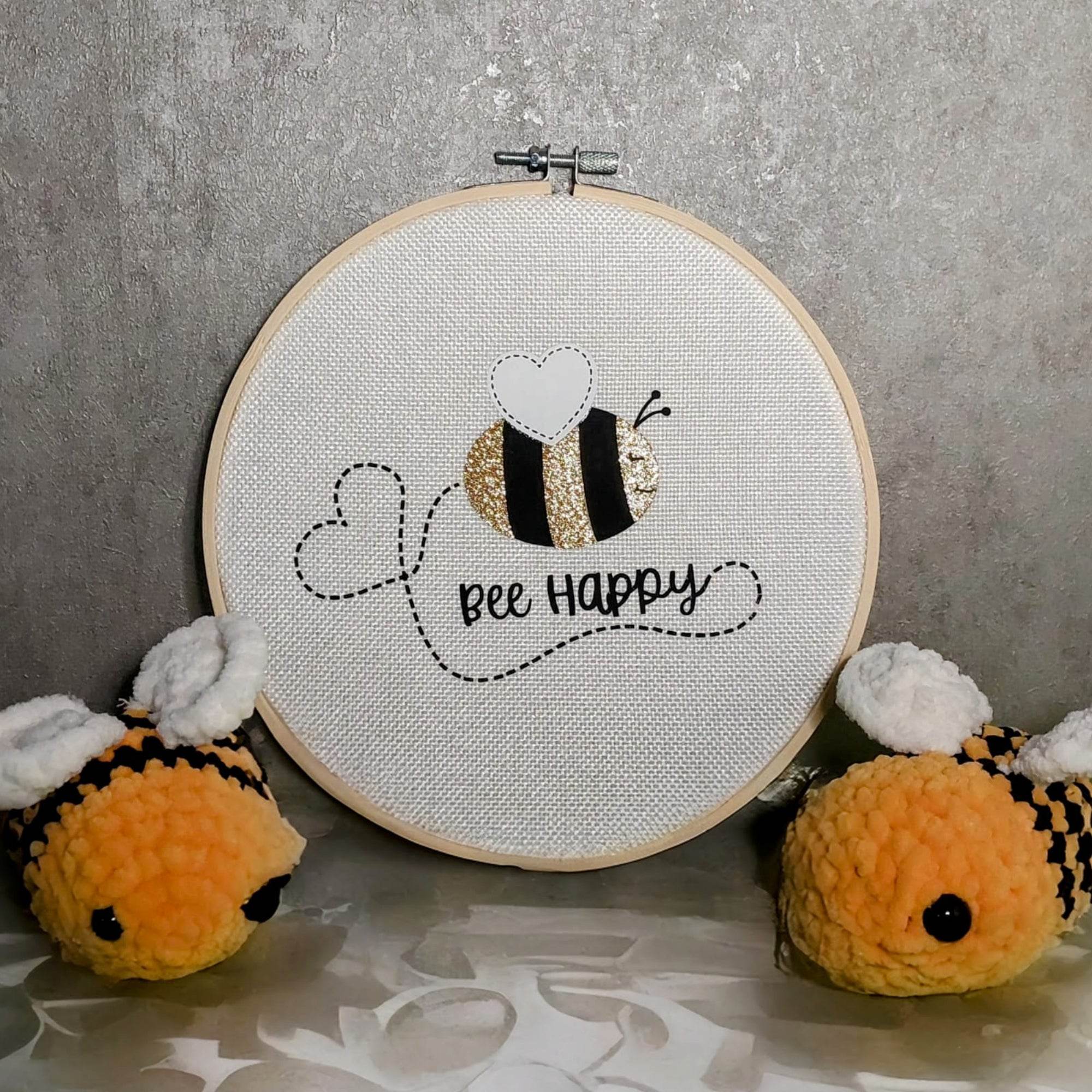 Plotterdatei Bee Happy - Sewando
