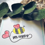 Plotterdatei Bee Happy - Sewando
